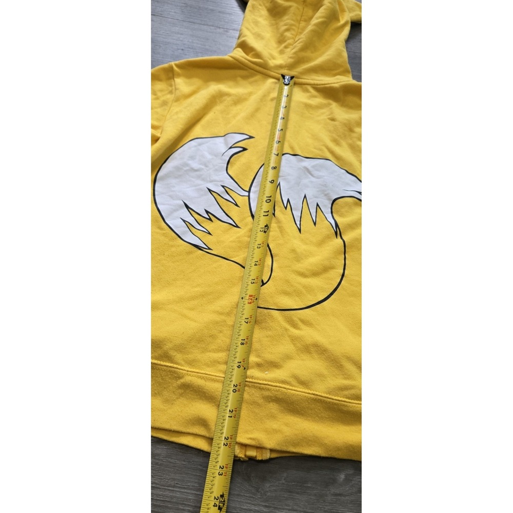 SEGA Sonic The Hedgehog Tails Costume Full Zip Fleece Hoodie Youth Size XL - Picture 13 of 13